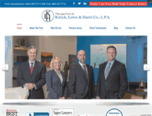 Tablet Screenshot of kitricklaw.com